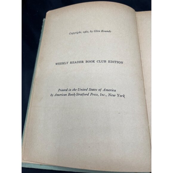 Vintage Whitey and the Colt Killer Glen Rounds 1962 Children's book - Picture 10 of 12